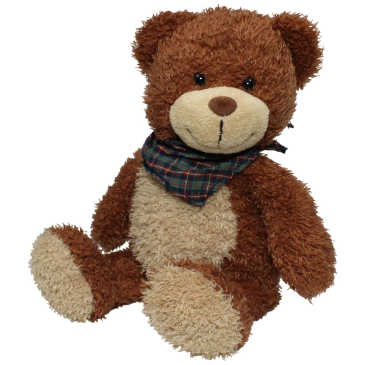123000017105 Althans Club Großer brauner Teddybär mit Halstuch Kuscheltier Kumpel Leo 37cm Beige Braun