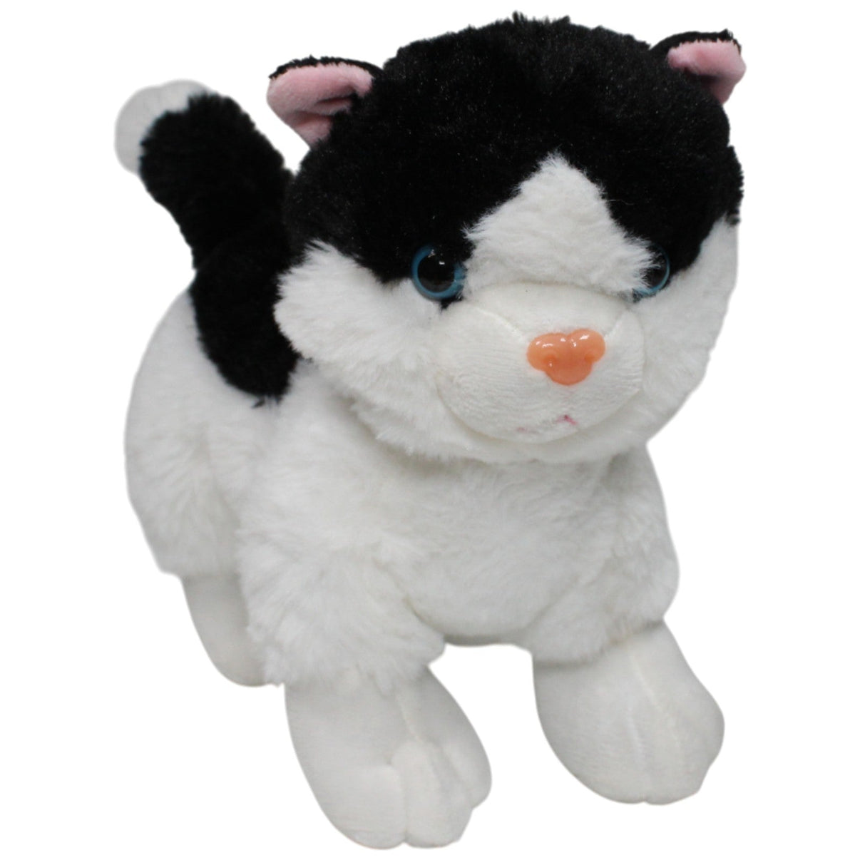 123000017122 Sunkid Süße Katze, schwarz - weiß Kuscheltier Kumpel Leo 25cm Gebraucht Kuscheltier