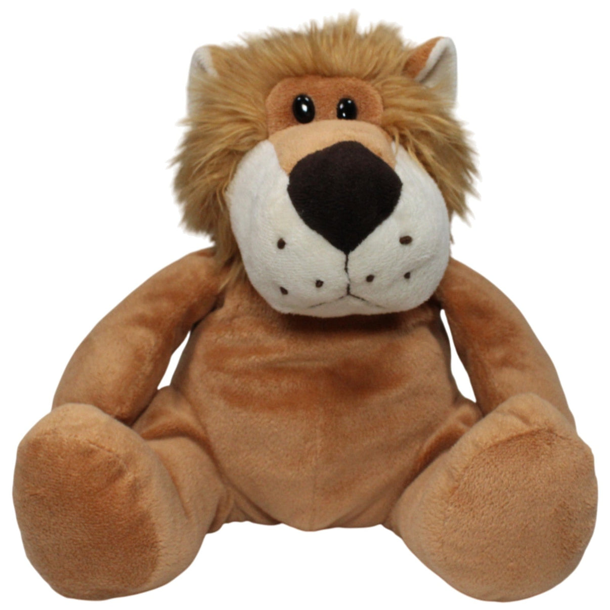 123000017125 Unbekannt Sitzender Löwe Kuscheltier Kumpel Leo 25cm Beige Braun