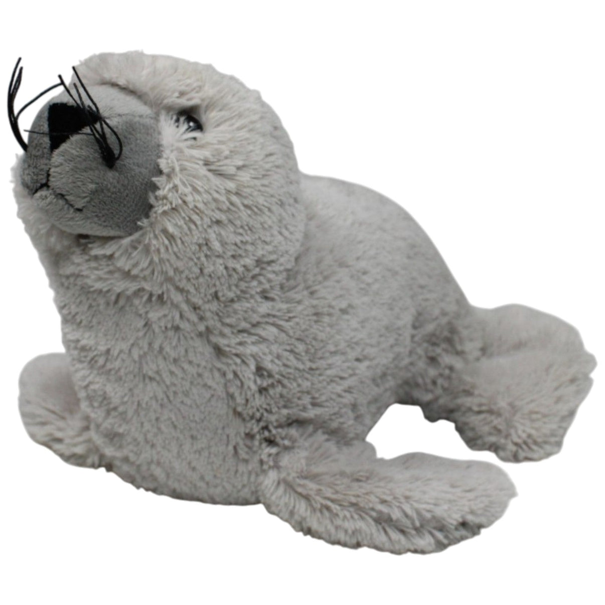123000017133 Frank Wilhahn Graue Robbe Kuscheltier Kumpel Leo 28cm Gebraucht Grau