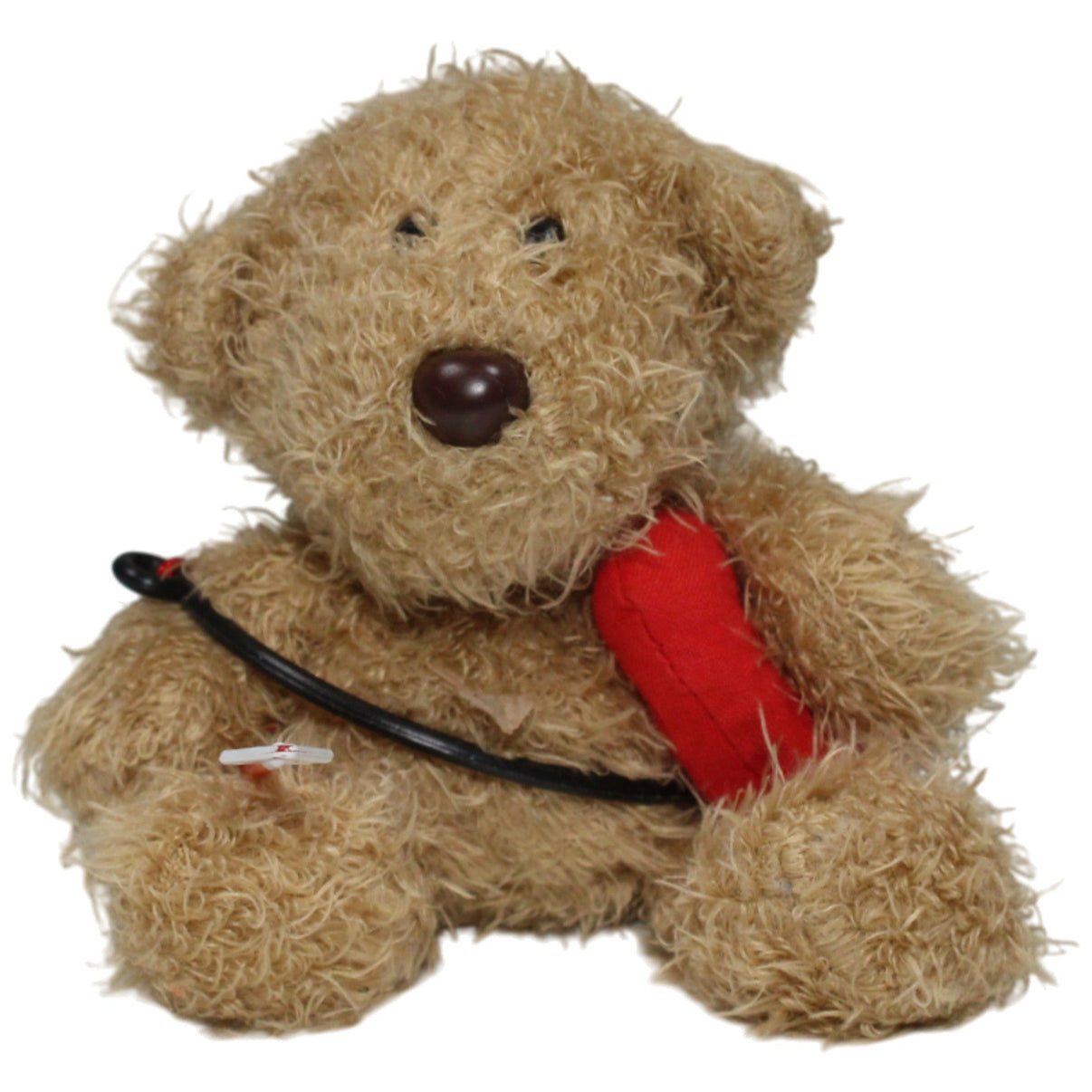 123000017138 BB Direkt Engel - Teddybär mit Herz, Pfeil und Bogen Kuscheltier Kumpel Leo 15cm Beige Braun