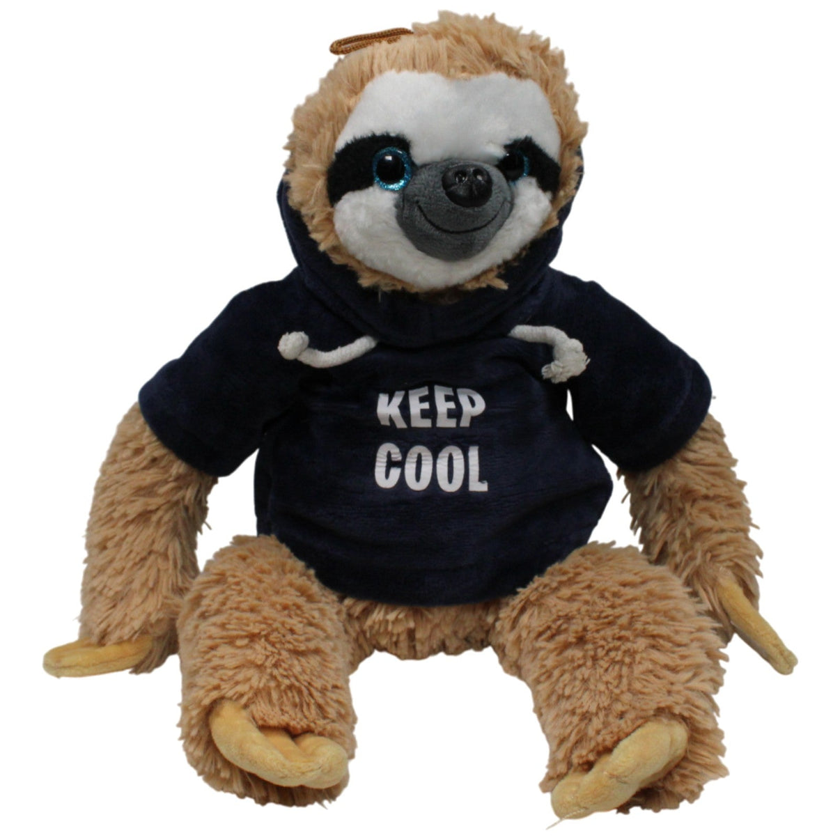 123000017152 FLOTI Flos Toys, Faultier "KEEP COOL" Kuscheltier Kumpel Leo 40cm Beige Blau