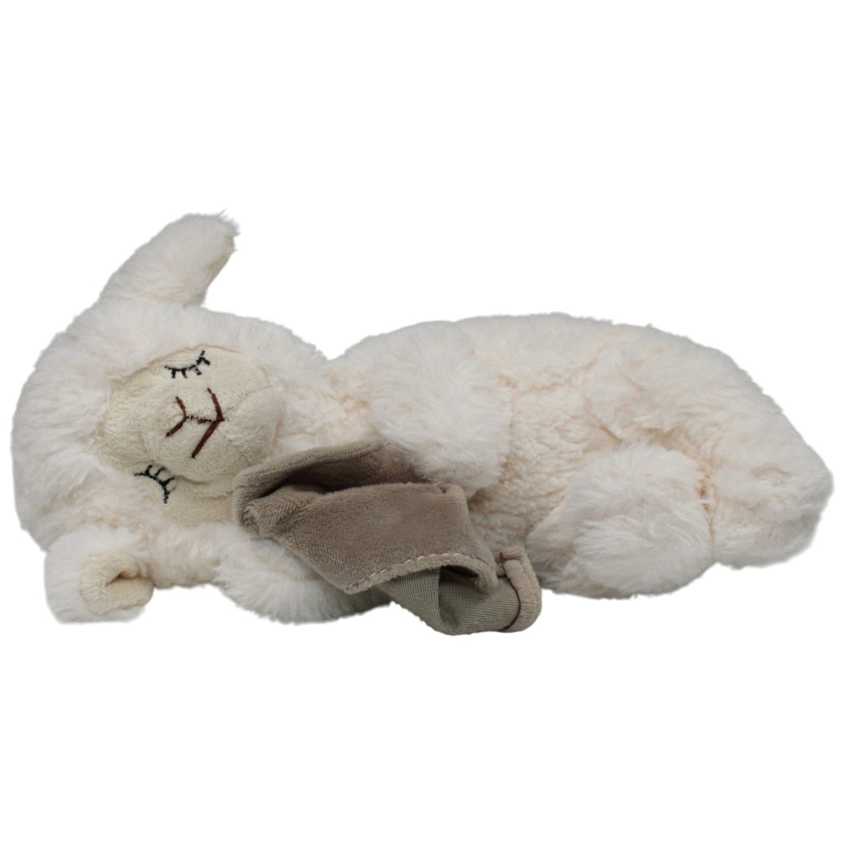 123000017159 Interlogistik Schlafendes Lamm mit Decke Kuscheltier Kumpel Leo 22cm Gebraucht Kuscheltier