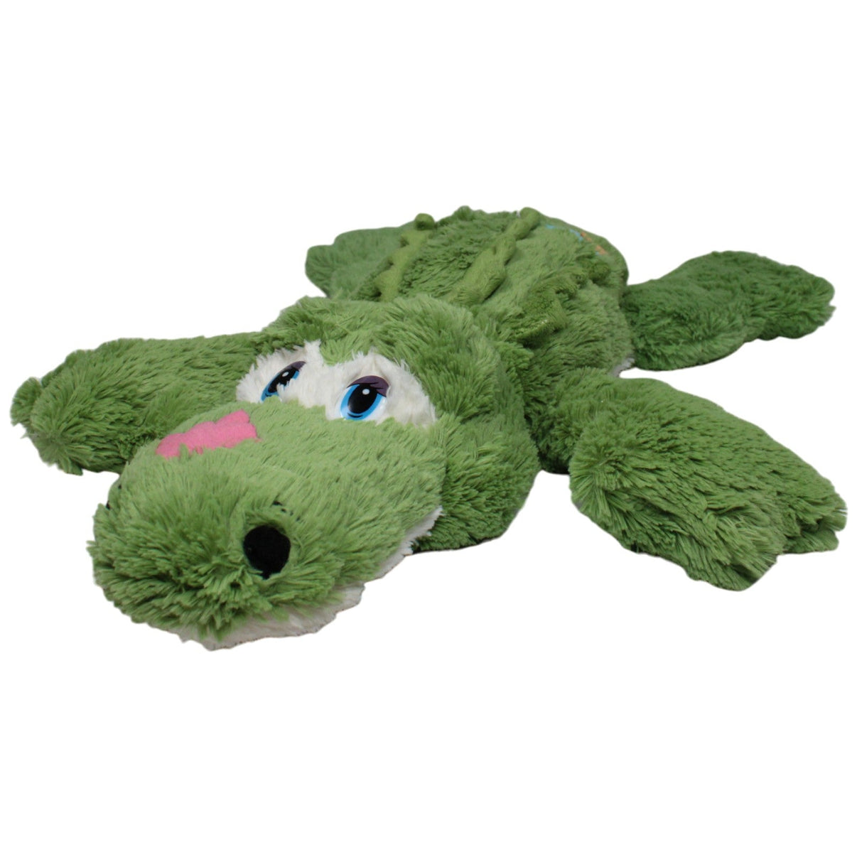 123000017161 Unbekannt XL Krokodil mit Flicken Kuscheltier Kumpel Leo 50cm Gebraucht Grün