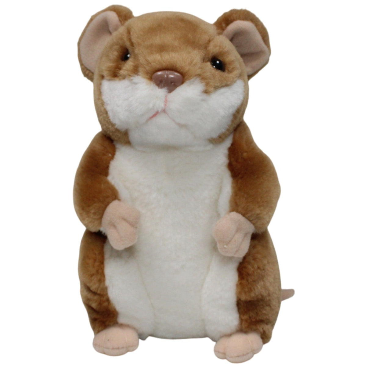 123000017164 BSW. Süßer Hamster, stehend Kuscheltier Kumpel Leo 18cm Braun Gebraucht