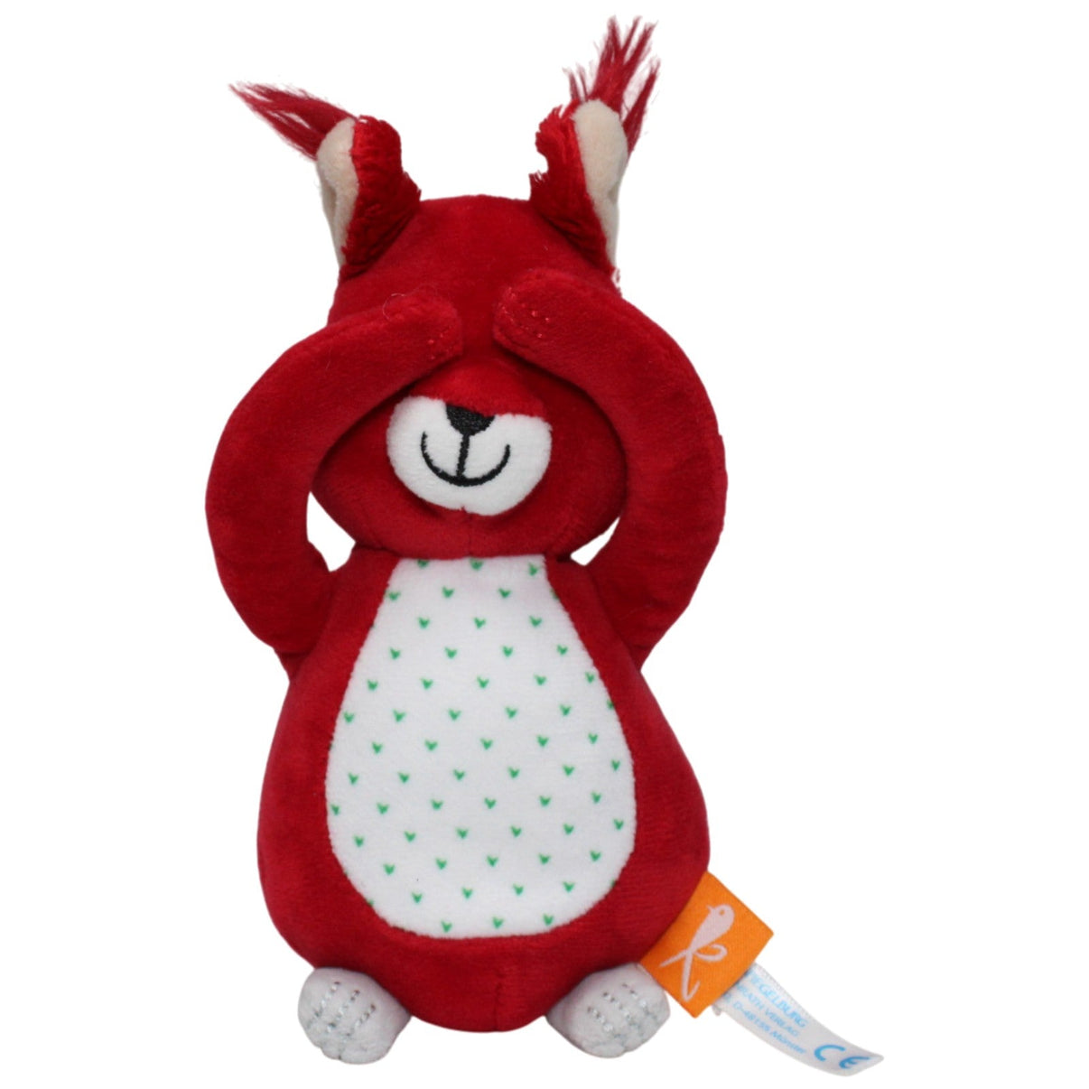 123000017172 Die Spiegelburg Eichhörnchen kuckuck mit Quietscher & Knisterfolie Activity - Kuscheltier Kumpel Leo 15cm Activity - Kuscheltier Gebraucht