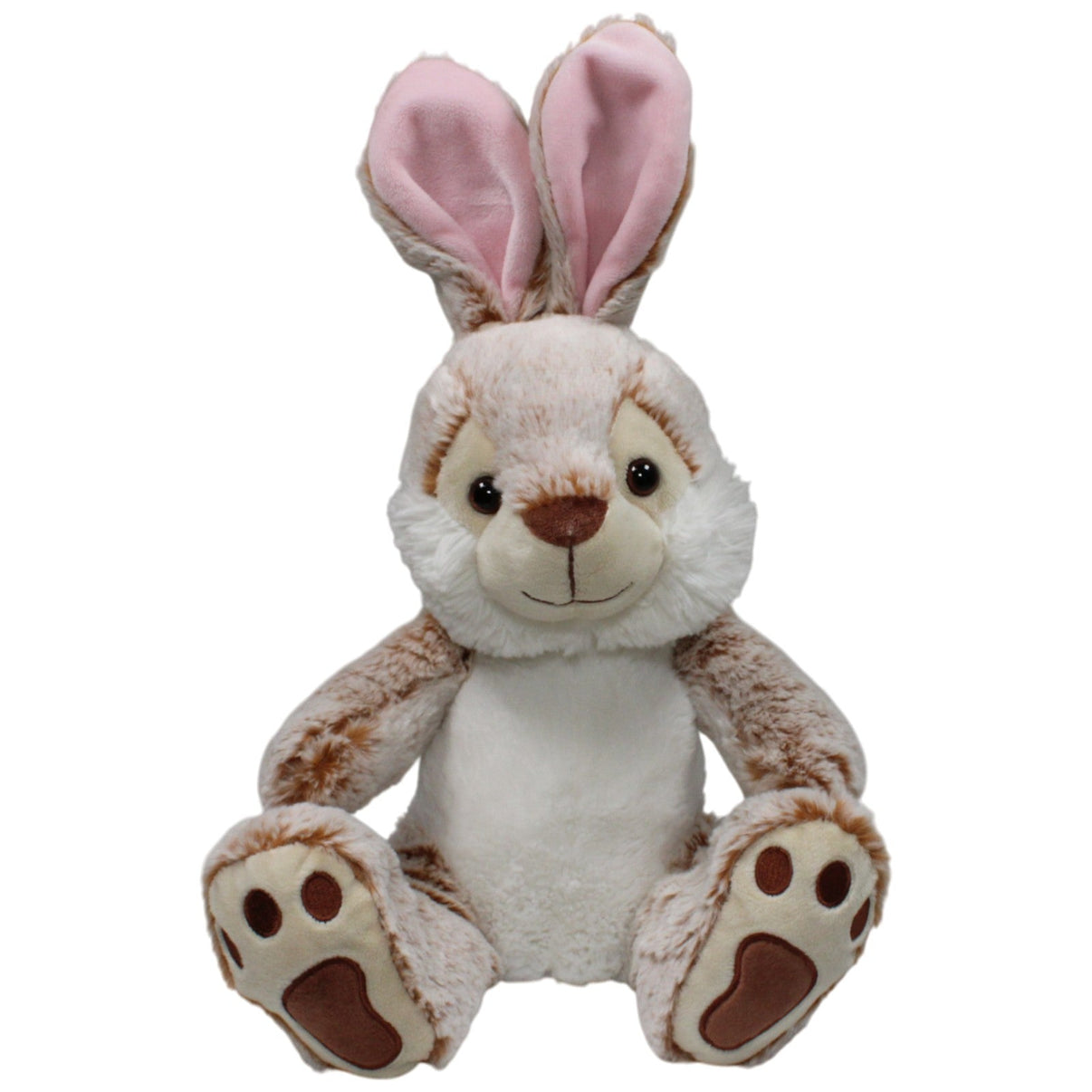 123000017180 Nicotoy Großer sitzender Hase, braun - grau Kuscheltier Kumpel Leo 35cm Braun Gebraucht