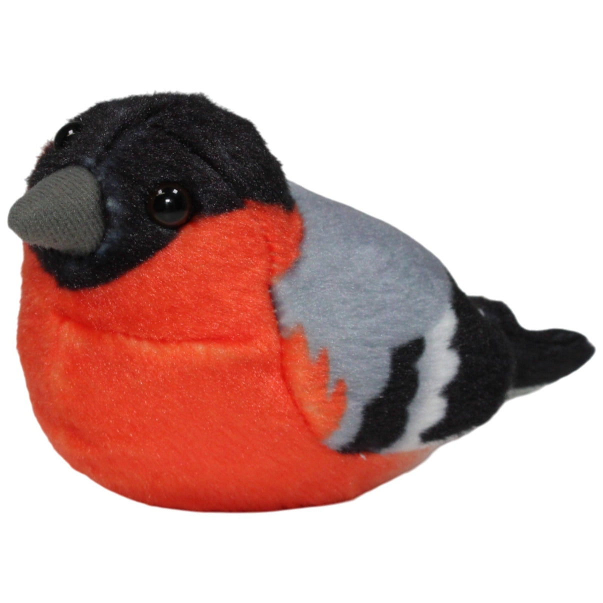 123000017205 K&M International Wild Republic, Dompfaff mit Vogelgesang Kuscheltier Kumpel Leo 17cm Gebraucht Grau
