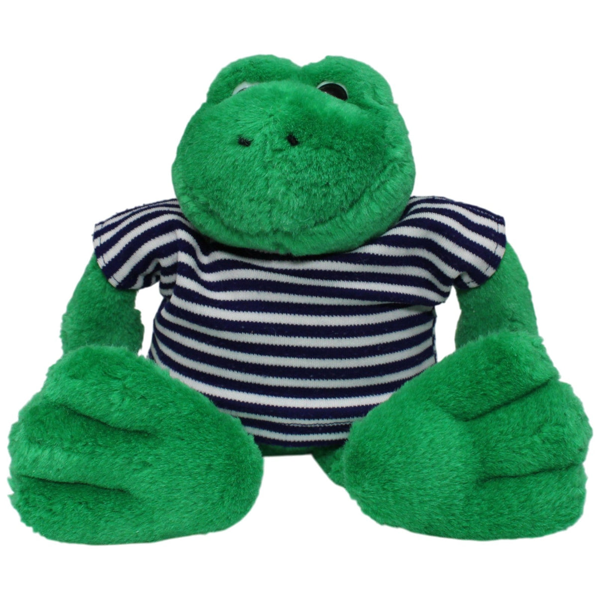 123000017212 NICI Schlenker Frosch mit Shirt Kuscheltier Kumpel Leo 23cm _Vintage_ Blau