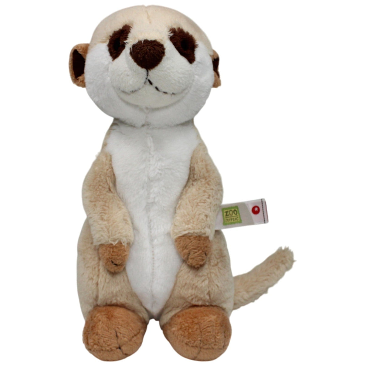 123000017216 NICI Zoo Leipzig, Erdmännchen stehend Kuscheltier Kumpel Leo 23cm Beige Braun