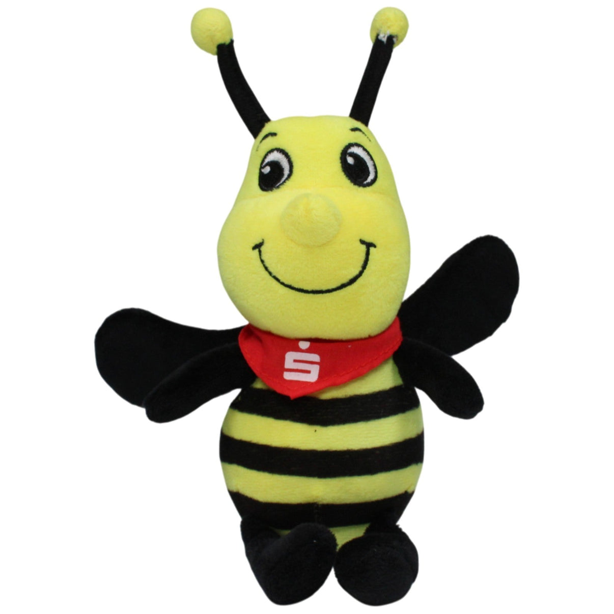123000017218 Kehl Sparkasse, Biene mit Halstuch Kuscheltier Kumpel Leo 20cm Gebraucht Gelb