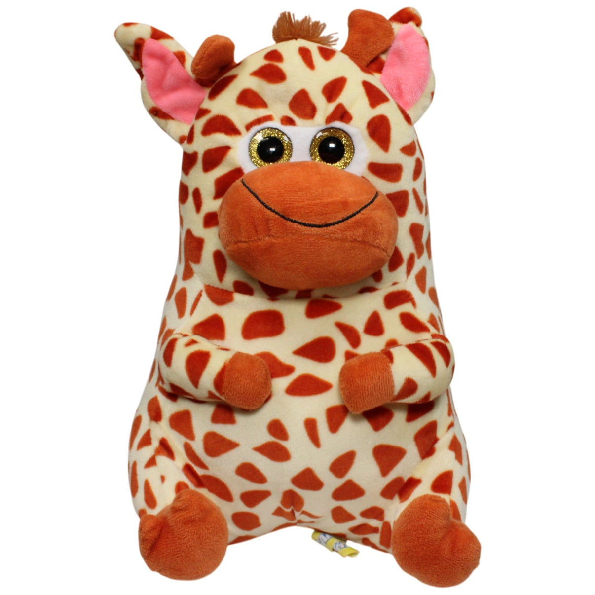 123000017258 Whitehouse Leisure Bananas, pummelige Giraffe mit Glitzeraugen Kuscheltier Kumpel Leo 30cm Beige Braun