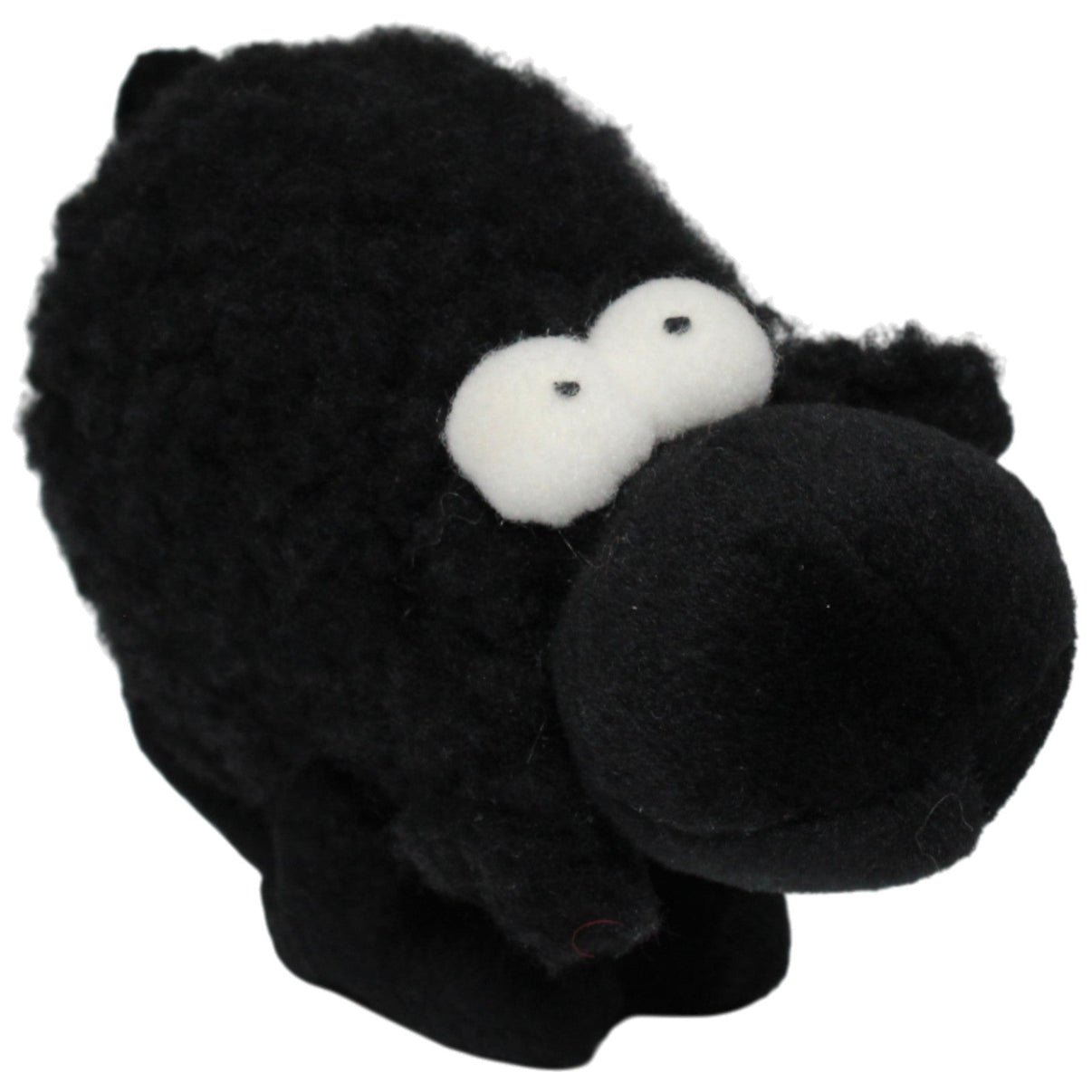 123000017267 HEYE Guillermo Mordillo, Schaf schwarz Kuscheltier Kumpel Leo 17cm _Vintage_ Gebraucht