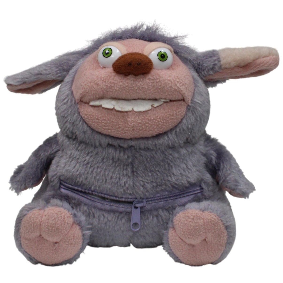 123000017268 TUI Deutschland Baadingoo - Monster mit Reisverschluss Kuscheltier Kumpel Leo 18cm Beige Braun