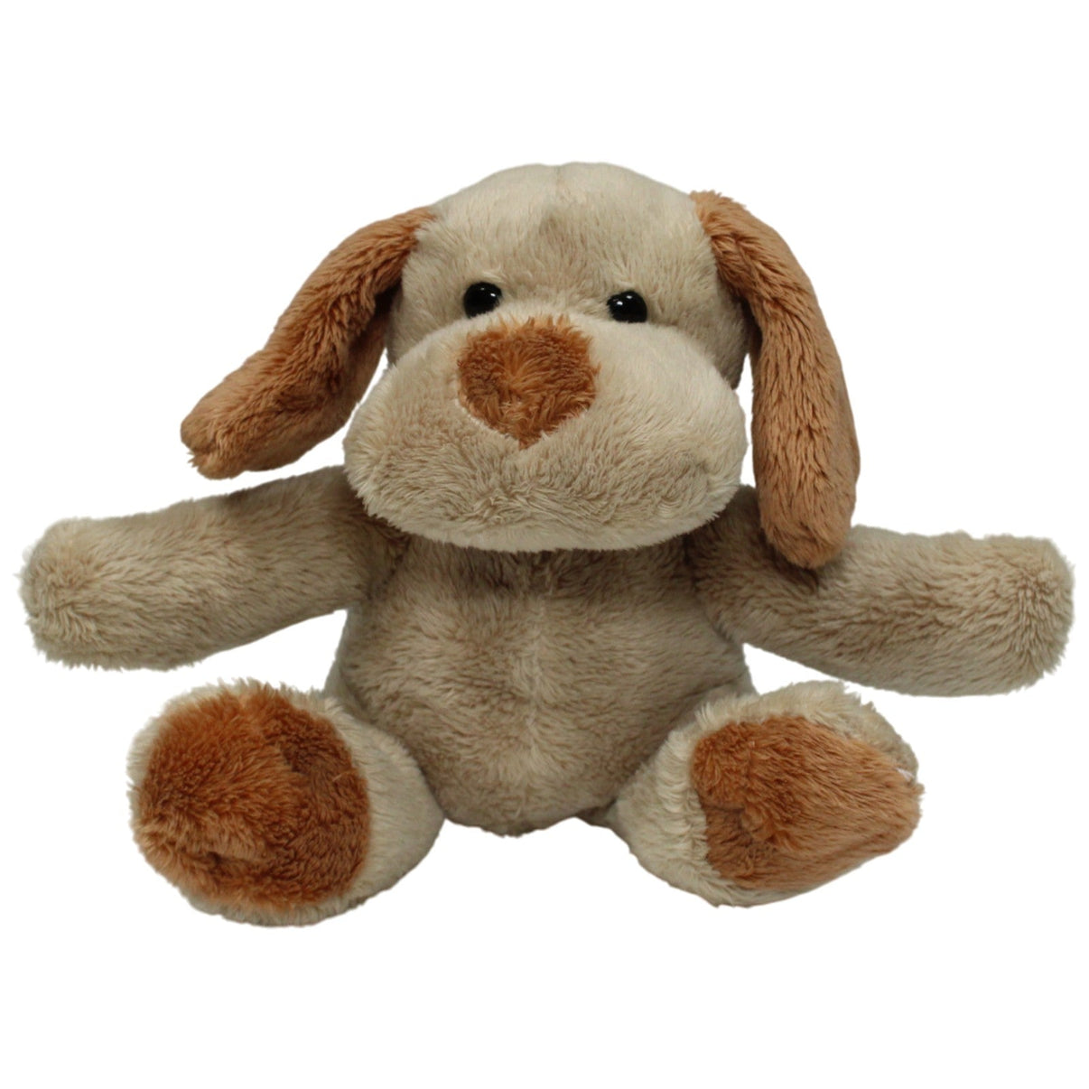 123000017274 Heunec Süßer beiger Hund, sitzend Kuscheltier Kumpel Leo 18cm Beige Braun