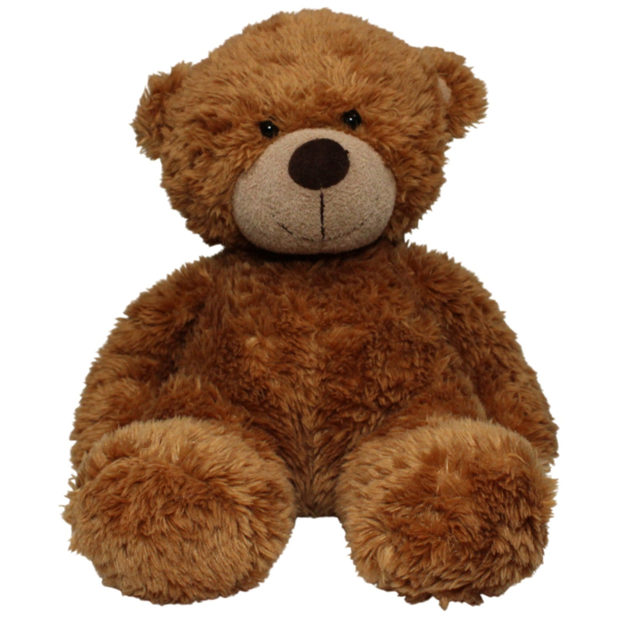 123000017279 Aurora Wuscheliger brauner Teddybär, groß Kuscheltier Kumpel Leo 35cm Braun Gebraucht
