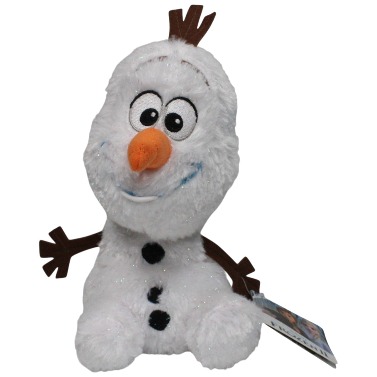 123000017281 Nicotoy Glitzer Olaf aus Disney Frozen, sitzend Plüschfigur Kumpel Leo 20cm Die Eiskönigin Disney