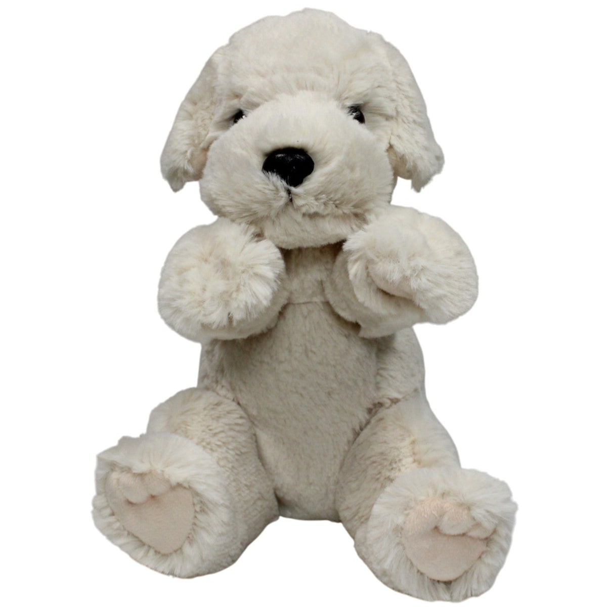 123000017283 Bob der Bär Weißer Hund, superweich Kuscheltier Kumpel Leo 23cm Gebraucht Kuscheltier