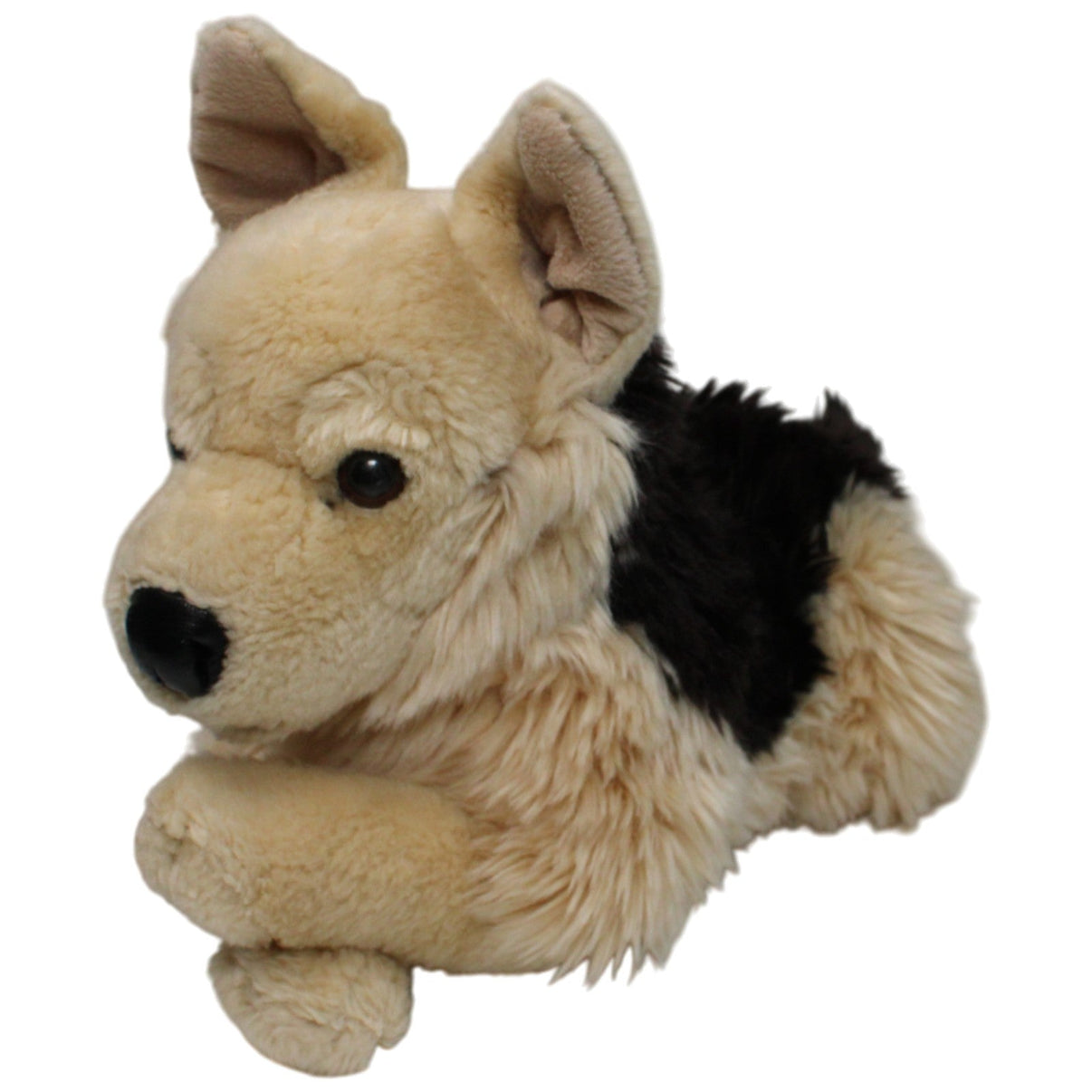 123000017284 Uni - Toys Großer Deutscher Schäferhund, liegend Kuscheltier Kumpel Leo 35cm Beige Gebraucht