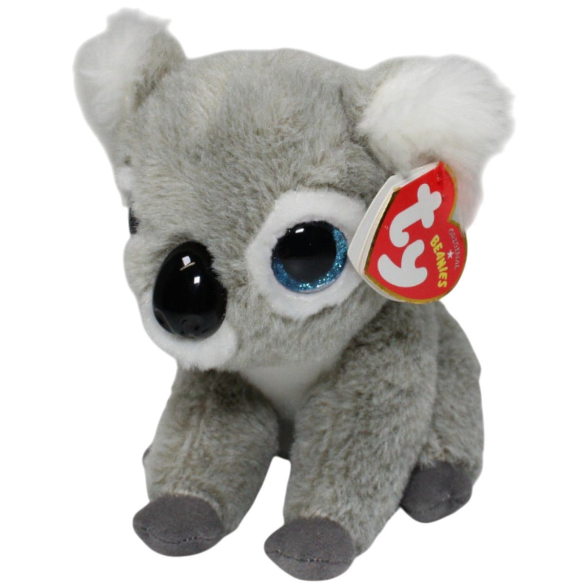 123000017316 TY Original Beanies, Koala Kookoo Kuscheltier Kumpel Leo 15cm Gebraucht Grau