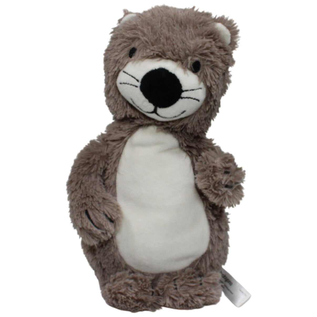 123000017337 Babyono Maggie Otter (mit Rasselgeräusch) Kuscheltier Kumpel Leo 30cm Gebraucht Grau