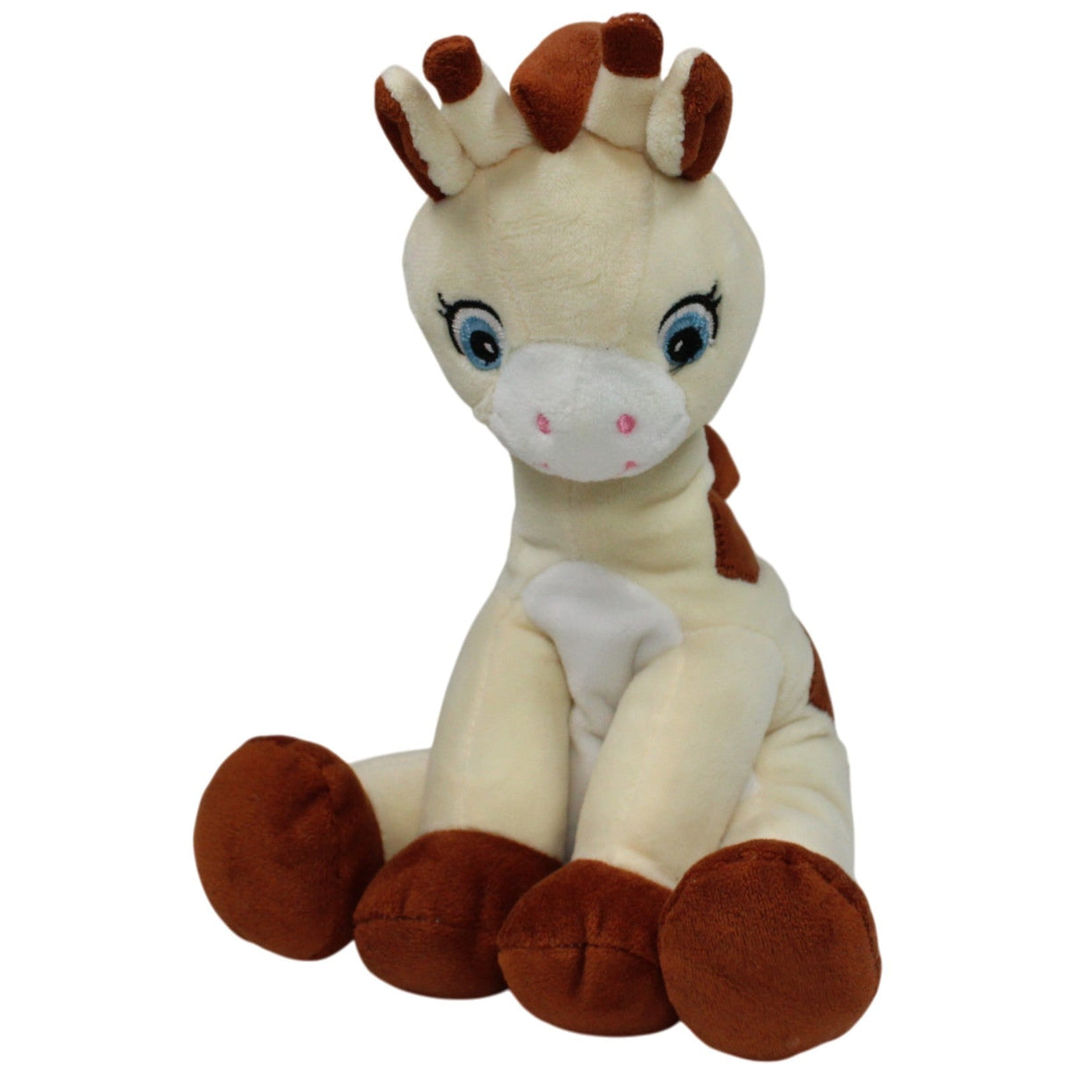 123000017354 Axiom Hübsche sitzende Giraffe Kuscheltier Kumpel Leo 23cm Beige Braun