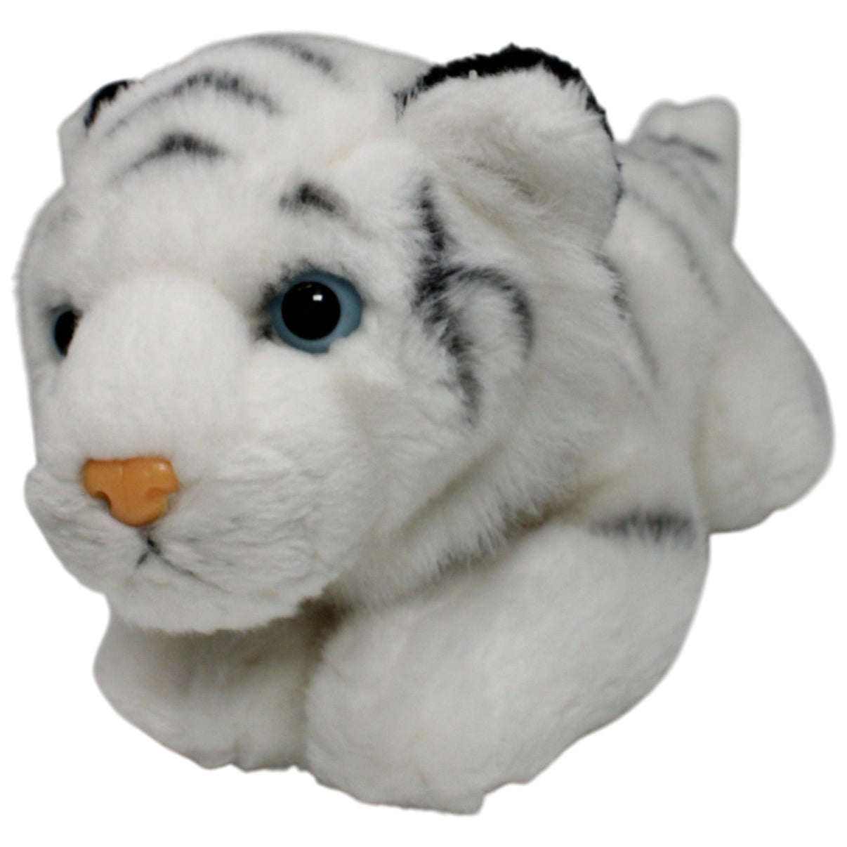 123000017366 Unbekannt Süßer weißer Tiger, liegend Kuscheltier Kumpel Leo 30cm Gebraucht Kuscheltier