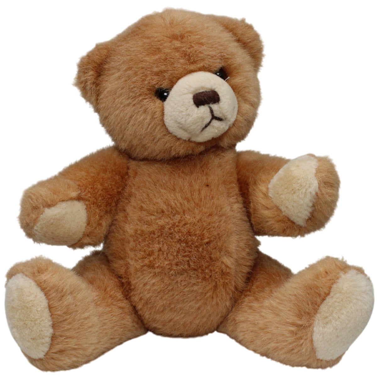 123000017371 Sunkid Süßer Teddybär mit beweglichen Gliedern Kuscheltier Kumpel Leo 28cm _Vintage_ Braun