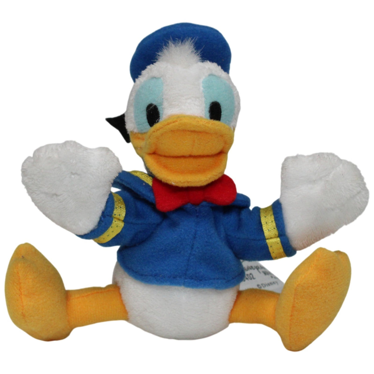 123000017403 Disney Disneyland Resort Paris, Donald Duck Schlüsselanhänger Kumpel Leo 15cm _Vintage_ Blau