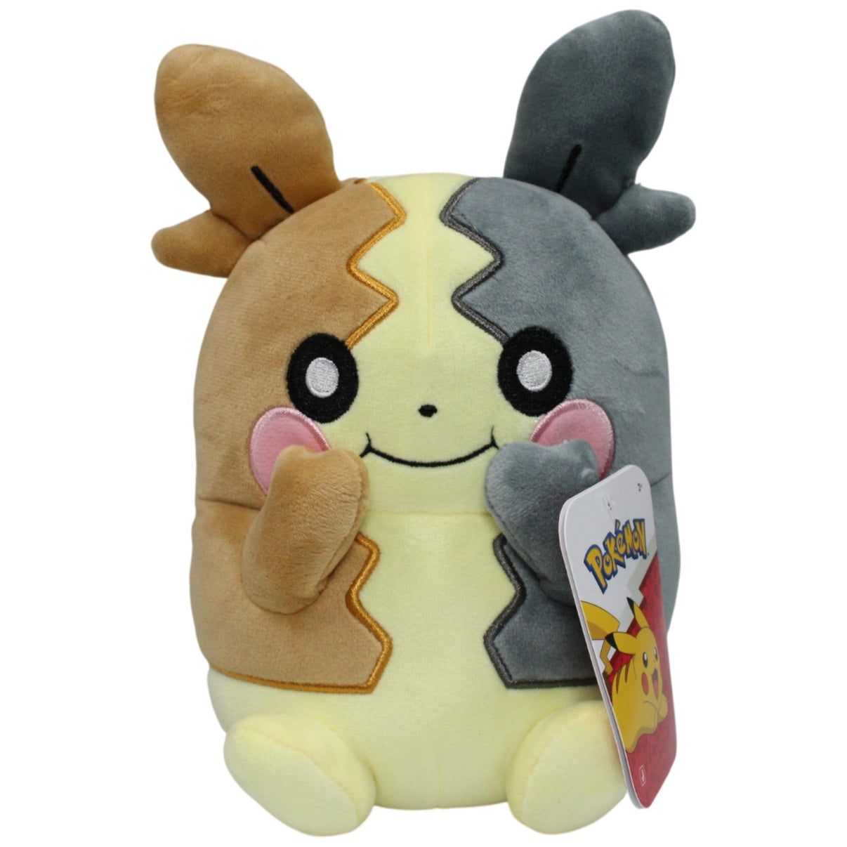 123000017418 Jazwares Morpeko aus Pokémon (Pappsattmuster) Plüschfigur Kumpel Leo 20cm Beige Braun