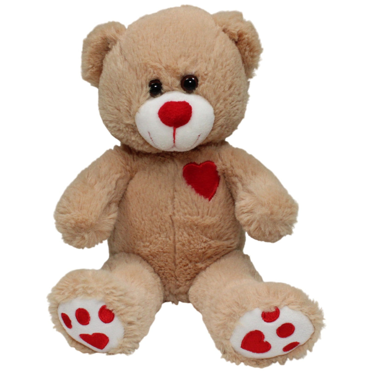123000017467 Sunkid Schlenker Bär mit Herz - Pfoten Kuscheltier Kumpel Leo 30cm Beige Gebraucht