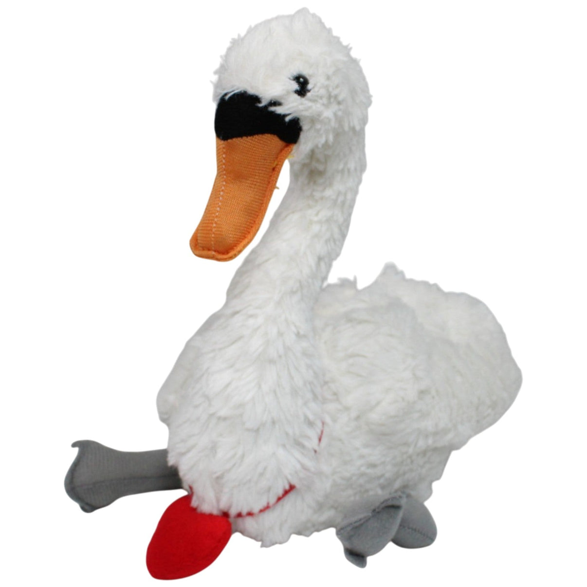 123000017479 Unbekannt Süßer weißer Schwan mit Herz Kuscheltier Kumpel Leo 27cm Gebraucht Kuscheltier