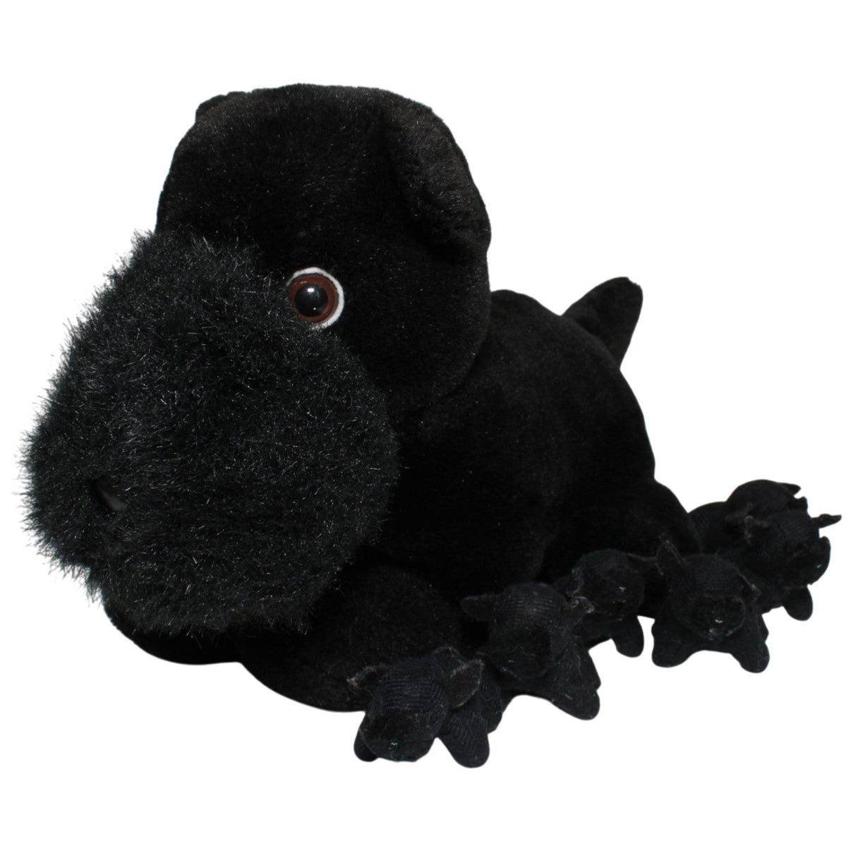 123000017480 Deichmann Mutter & Babys, schwarzer West Highland Terrier mit 6 Babys Kuscheltier Kumpel Leo 37cm 6cm _Vintage_