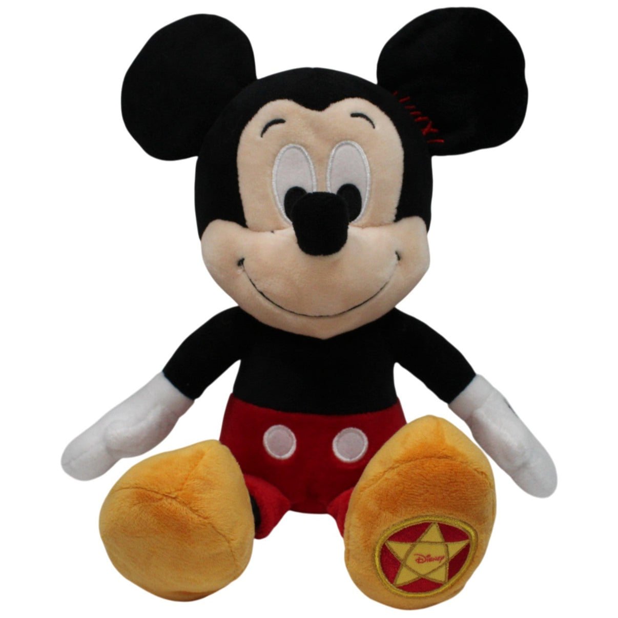 123000017502 Simba Micky Maus mit Disney Stern auf dem Fuß, groß Kuscheltier Kumpel Leo 35cm Gebraucht Kuscheltier