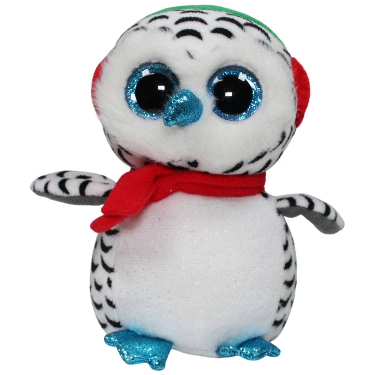 123000017504 TY Winterliche Eule Nester, klein Kuscheltier Kumpel Leo 15cm 2015 Gebraucht