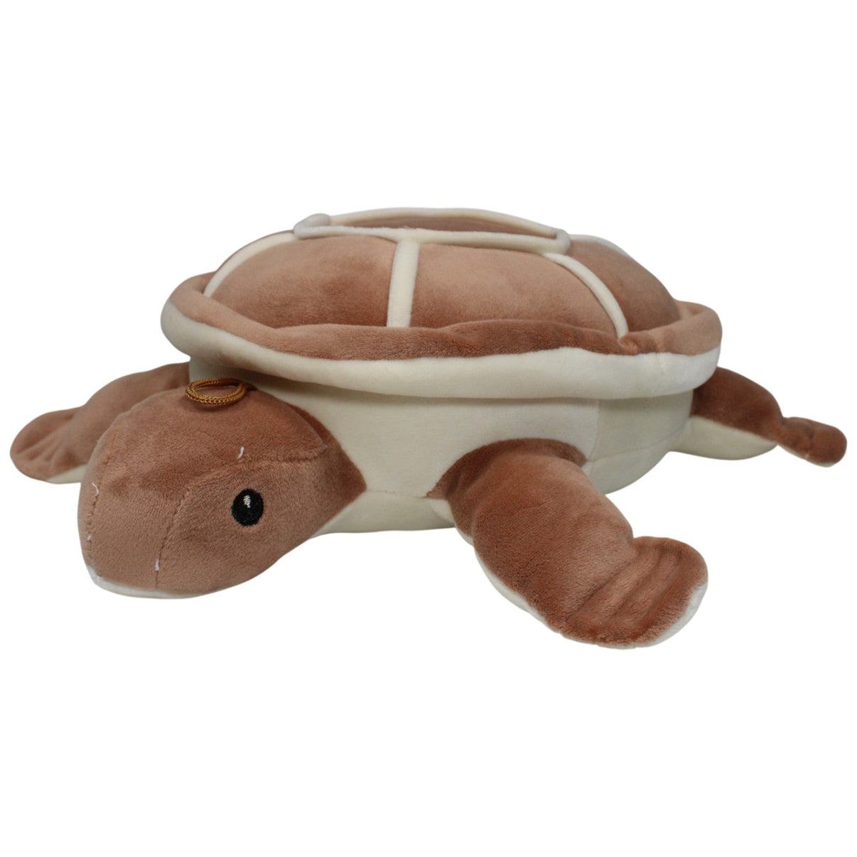 123000017520 SUN - DAY Weiche braune Schildkröte Kuscheltier Kumpel Leo 30cm Beige Braun