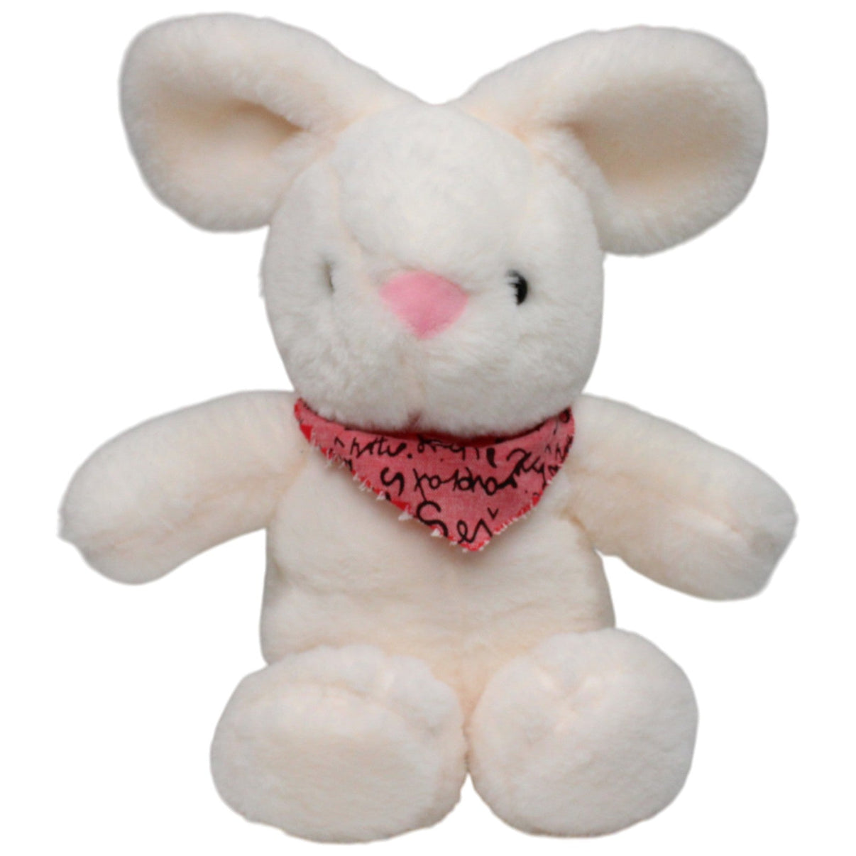 123000017522 Unbekannt Weicher beiger Hase mit Halstuch Kuscheltier Kumpel Leo 40cm Beige Gebraucht