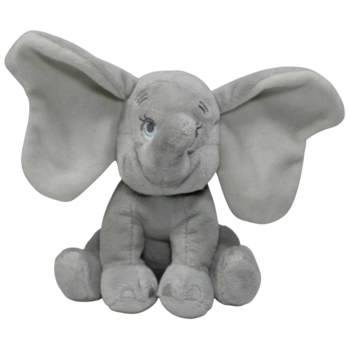 123000017557 Disney Baby by Disney Store, kleiner Dumbo sitzend Kuscheltier Kumpel Leo 15cm Gebraucht Grau