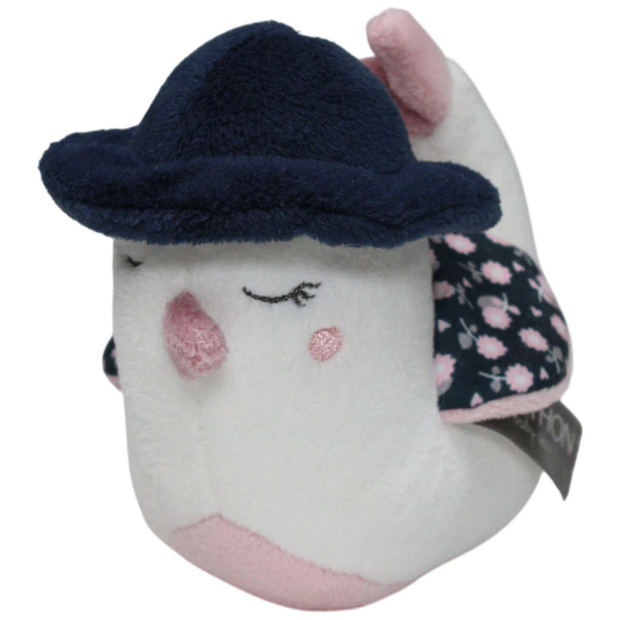 123000017562 SAUTHON baby déco, süßer Vogel mit Hut Greifling Kumpel Leo 10cm Gebraucht Greifling