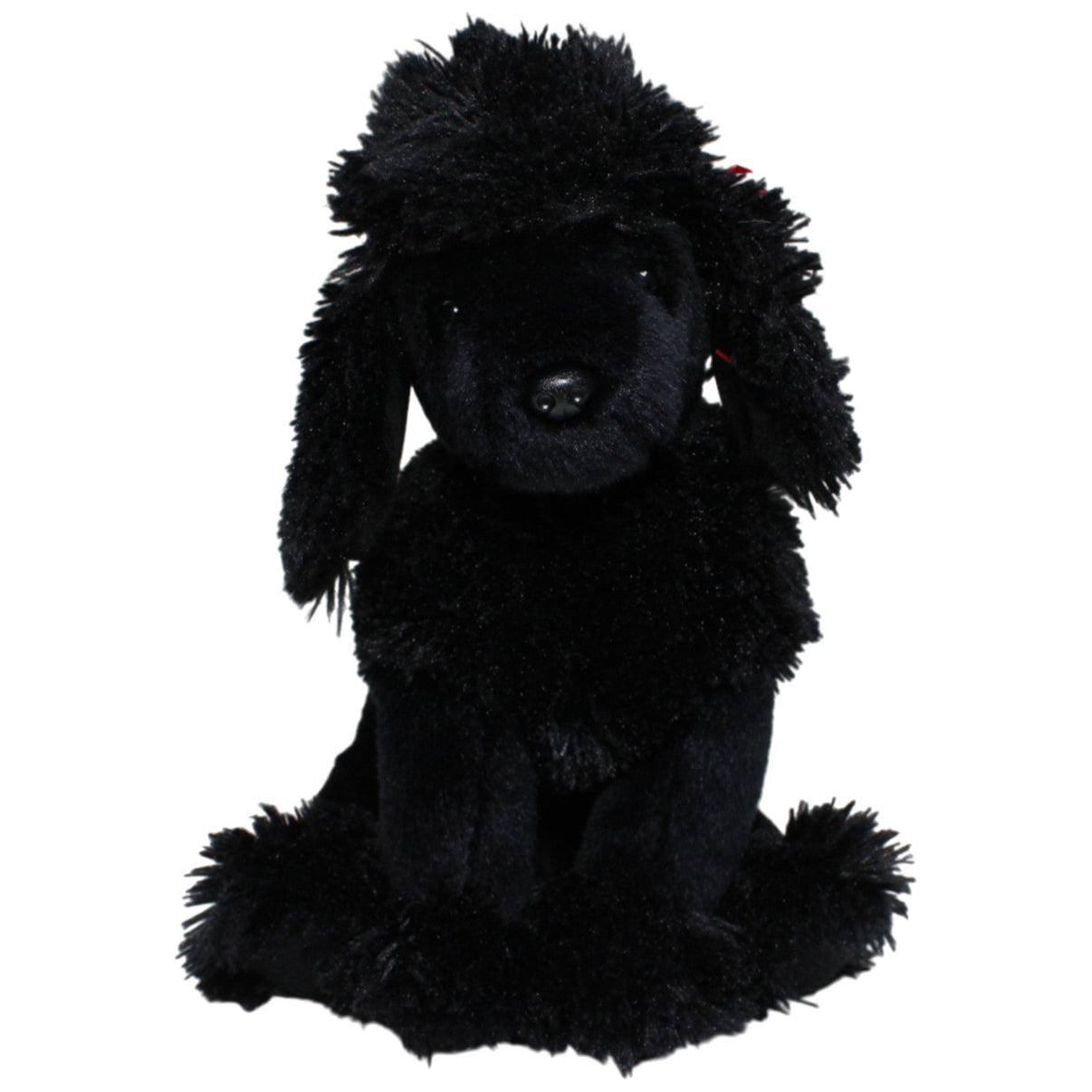 123000017609 TY Beanie Buddies, schwarzer Pudel Kuscheltier Kumpel Leo 2003 30cm _Vintage_