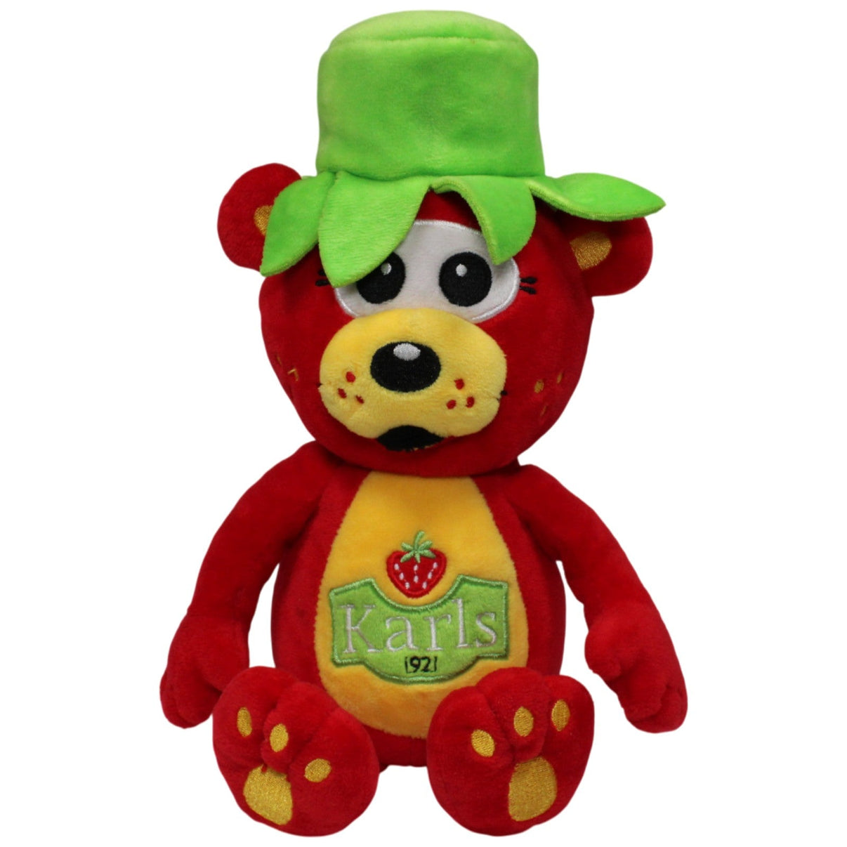 123000017619 Karls Markt Karls Erdbeerhof, Großer Erdbär Karlchen mit Stauraum Kuscheltier Kumpel Leo 35cm Bär Gebraucht