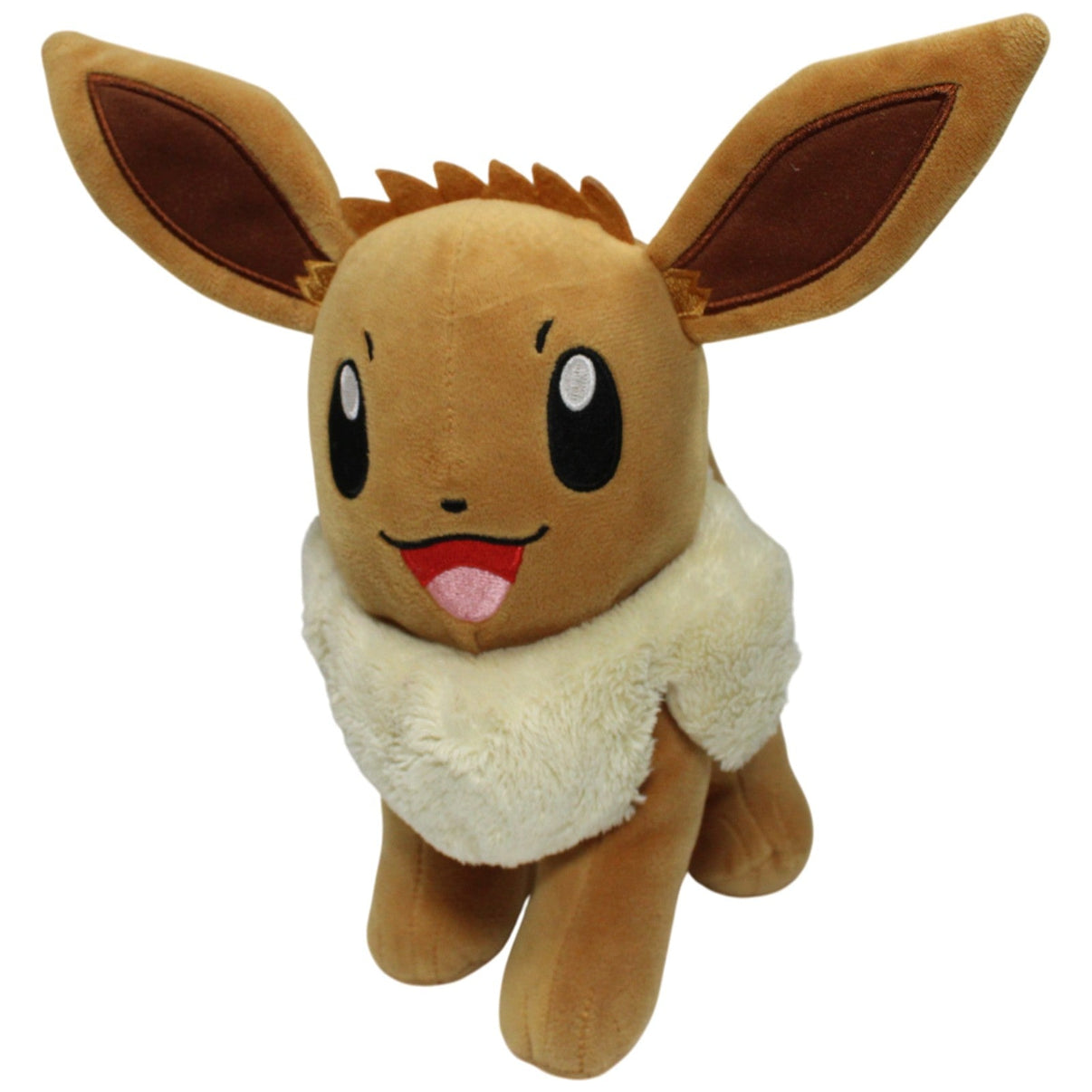 123000017625 BOTI Lachendes Evoli aus Pokémon Plüschfigur Kumpel Leo 2020 30cm Beige