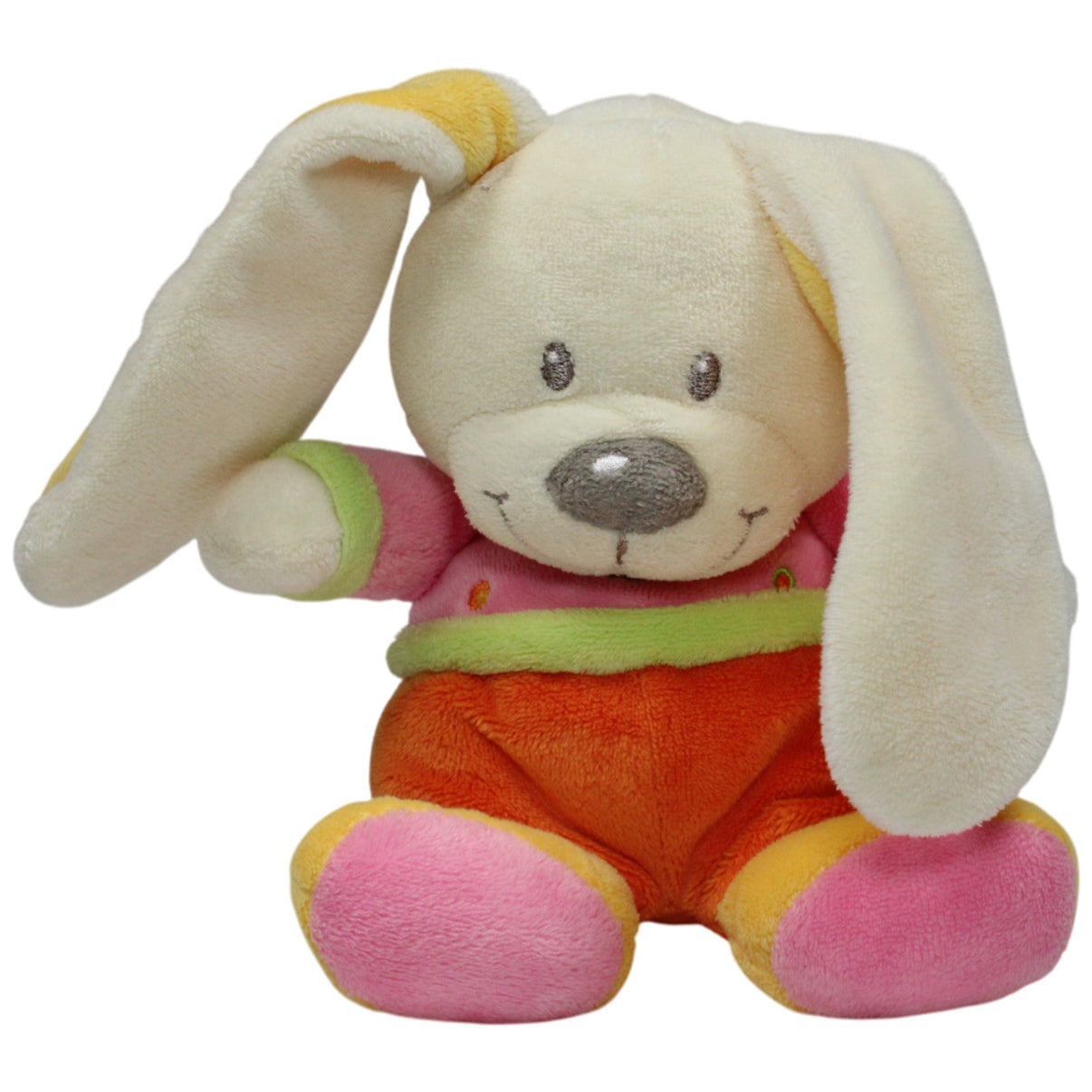 123000017642 Simba Bunter Hase mit Rassel Spielfigur mit Rassel Kumpel Leo 20cm Beige Gebraucht
