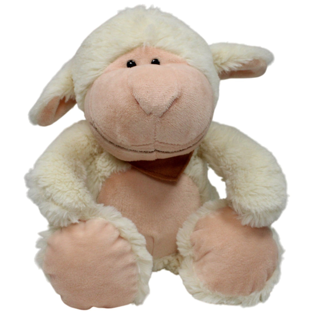 123000017649 TEDI Kuschelfreund, Schlenker - Schaf mit Halstuch Kuscheltier Kumpel Leo 32cm Beige Gebraucht