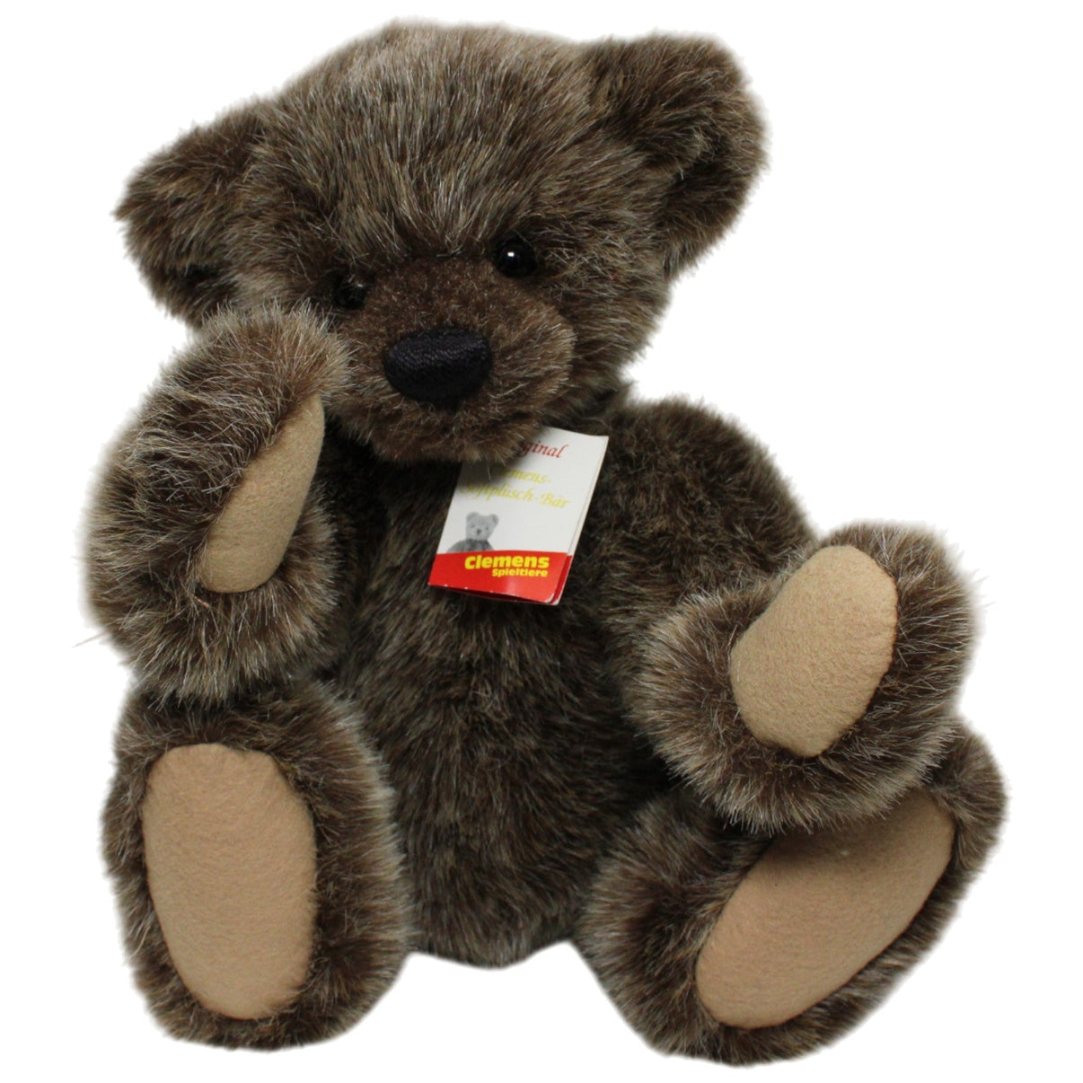 123000017685 Clemens Spieltiere Schöner Teddybär mit beweglichen Gliedern Kuscheltier Kumpel Leo 30cm Beige Braun