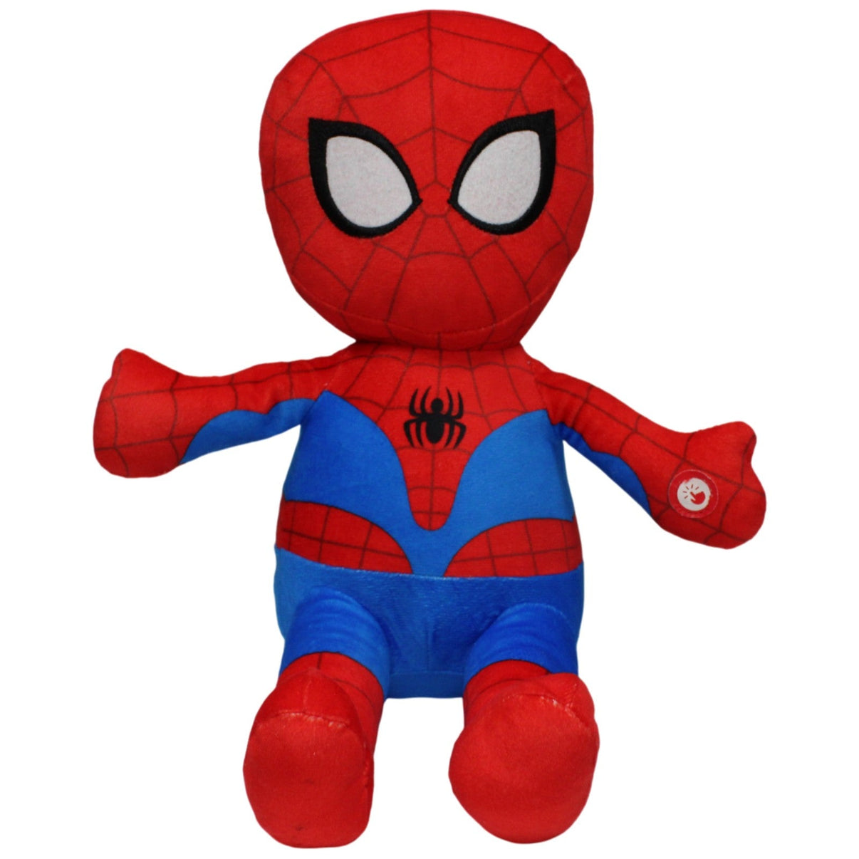 123000017698 Primark Marvel Spiderman mit Sound Plüschfigur Kumpel Leo 37cm Blau Gebraucht