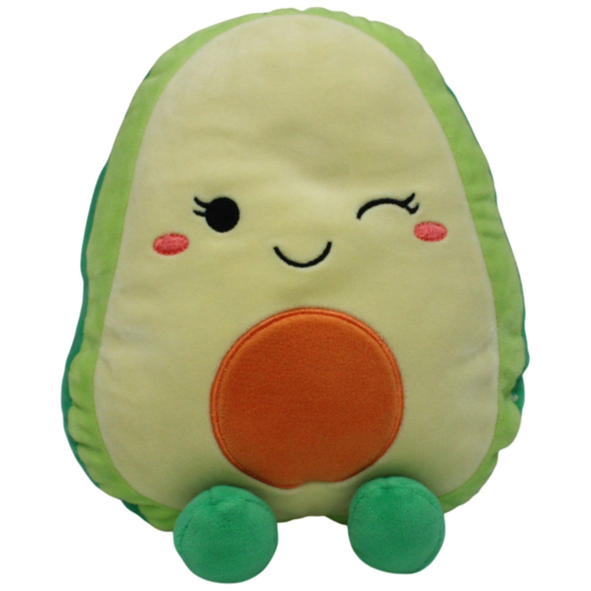 123000017722 Unbekannt Zwinkernde Squishy Avocado Plüschfigur Kumpel Leo 25cm Avocado Braun