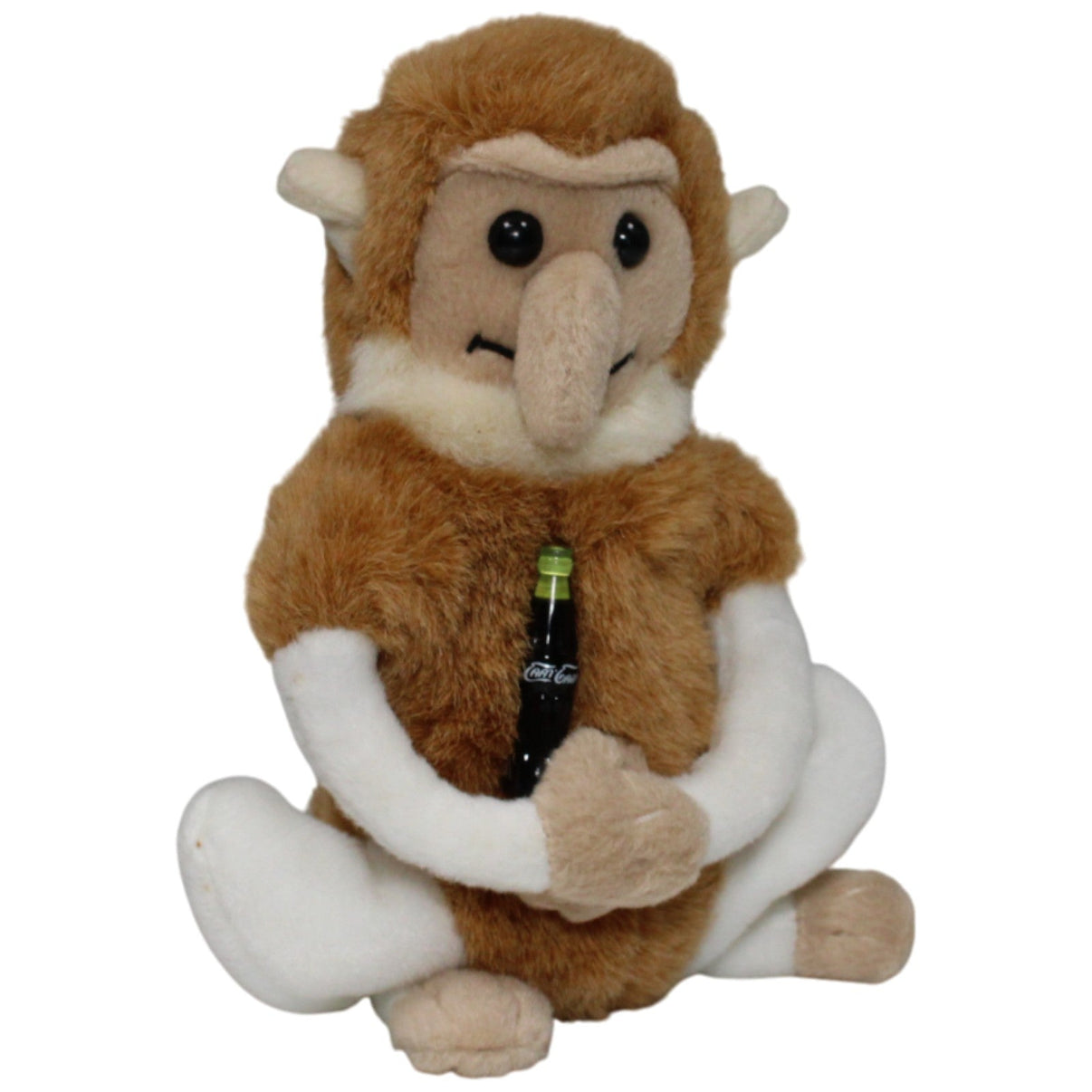 123000017742 Cavanagh Group International Nasenaffe Neppy Thailand mit Coca Cola Flasche Kuscheltier Kumpel Leo 18cm 1999 _Vintage_
