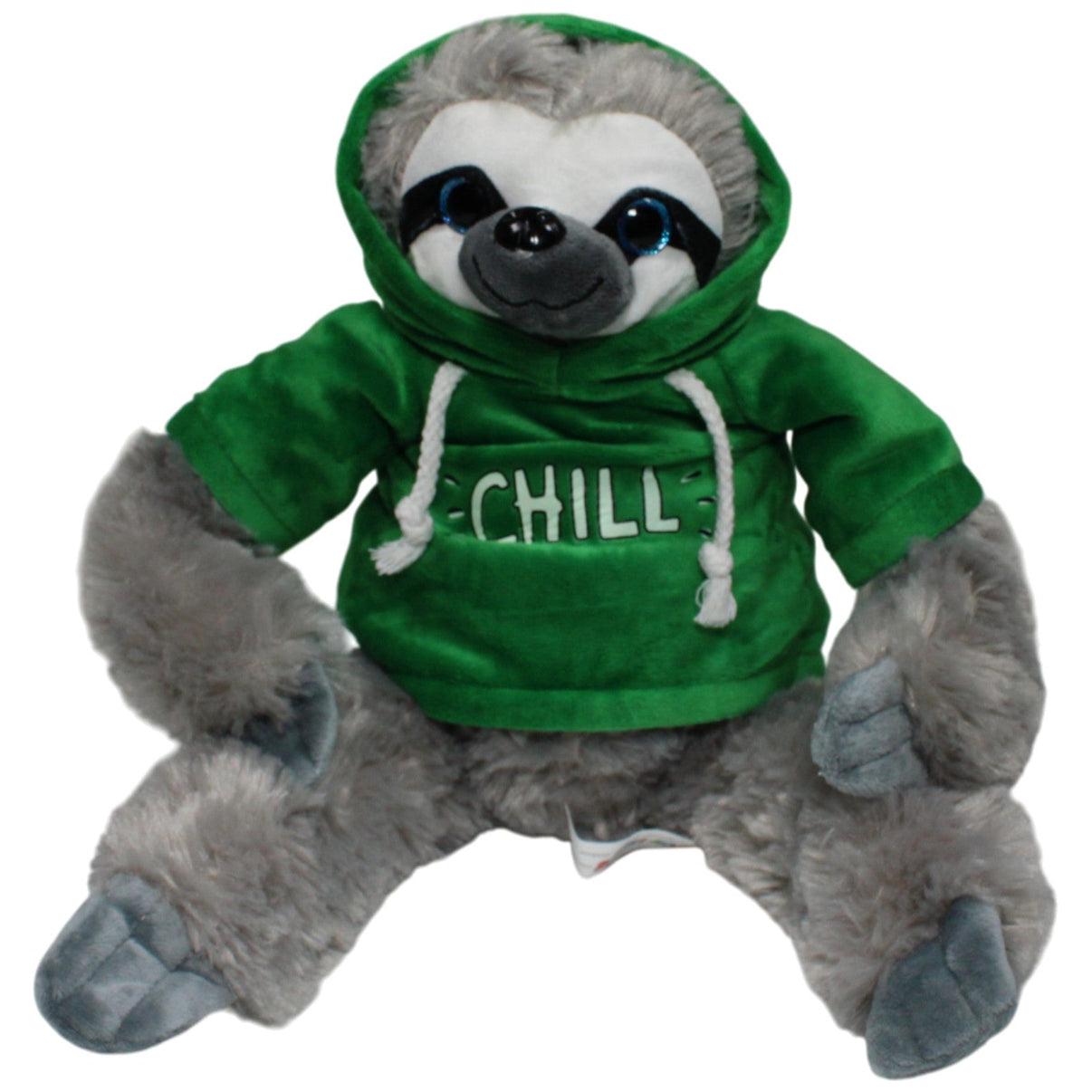 123000017745 Toy Trade XL Faultier mit grünem Hoodie " CHILL" Kuscheltier Kumpel Leo 40cm ebay - stofftiere Gebraucht