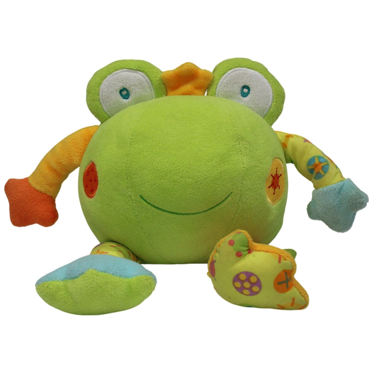 123000017771 Fehn Baby Schlenker - Frosch mit Rassel Kuscheltier Kumpel Leo 25cm Blau ebay - stofftiere